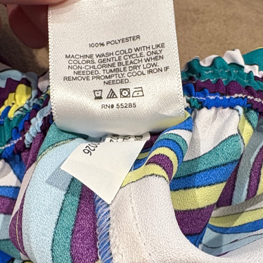 Express Multicolor Swirl Pattern Pants - image 4